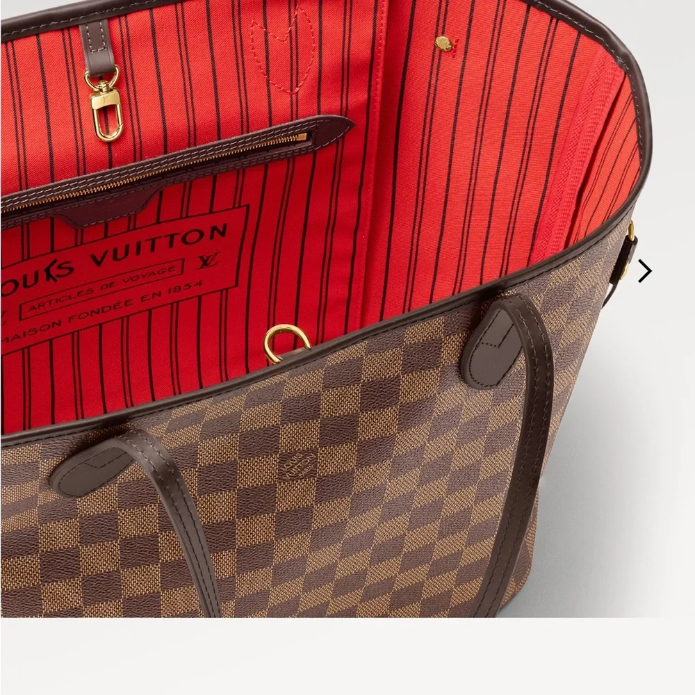 Authentic Damier Louis Vuitton never full mm - Picture 3 of 5